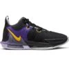 Nike Lebron Witness 7 Herren Basketballschuhe Schwarz Lila Gold