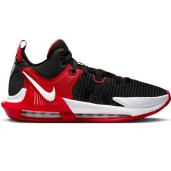 Nike LeBron Witness 7 Herren Basketballschuhe Schwarz Weiß Rot