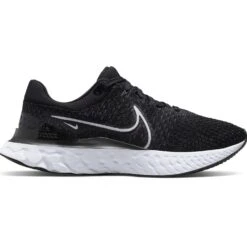 Nike React Infinity Run Flyknit 3 Herren Laufschuhe Schwarz Weiß