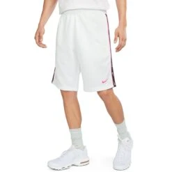 Nike Repeat Shorts Herren Kurze Hose Weiß Pink