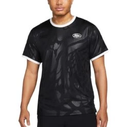 Nike Sport Clash Training Top Herren Trainingsshirt Schwarz Weiß