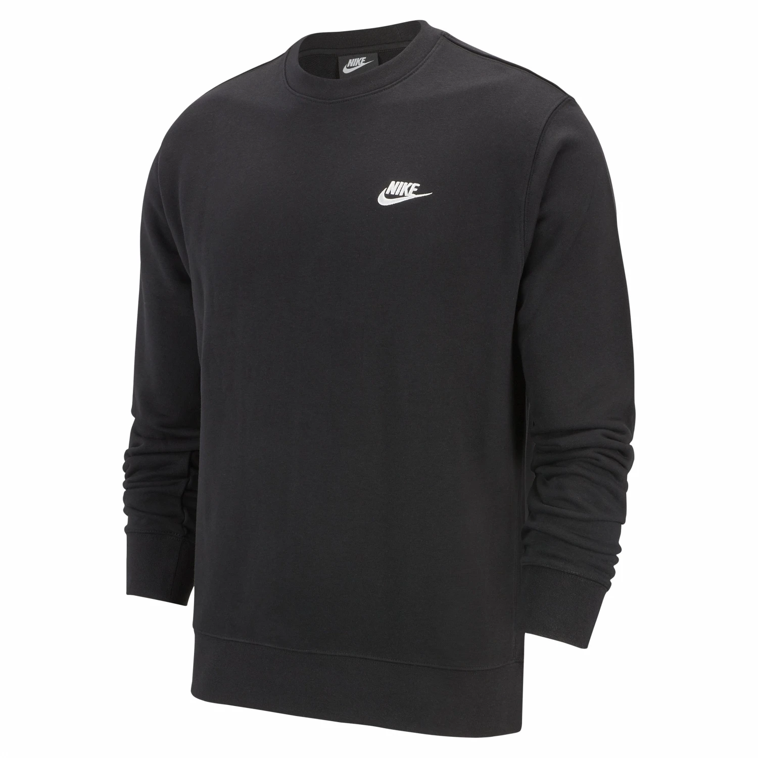 Nike Sportswear Club French Terry Crew Herren Sweatshirt Schwarz Weiß – Bild 5