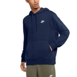 Nike Sportswear Club Hoodie Herren Kapuzenpullover Dunkelblau