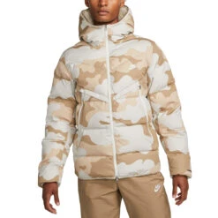 Nike Sportswear Storm-FIT Windrunner Jacket Herren Winterjacke Camouflage Beige