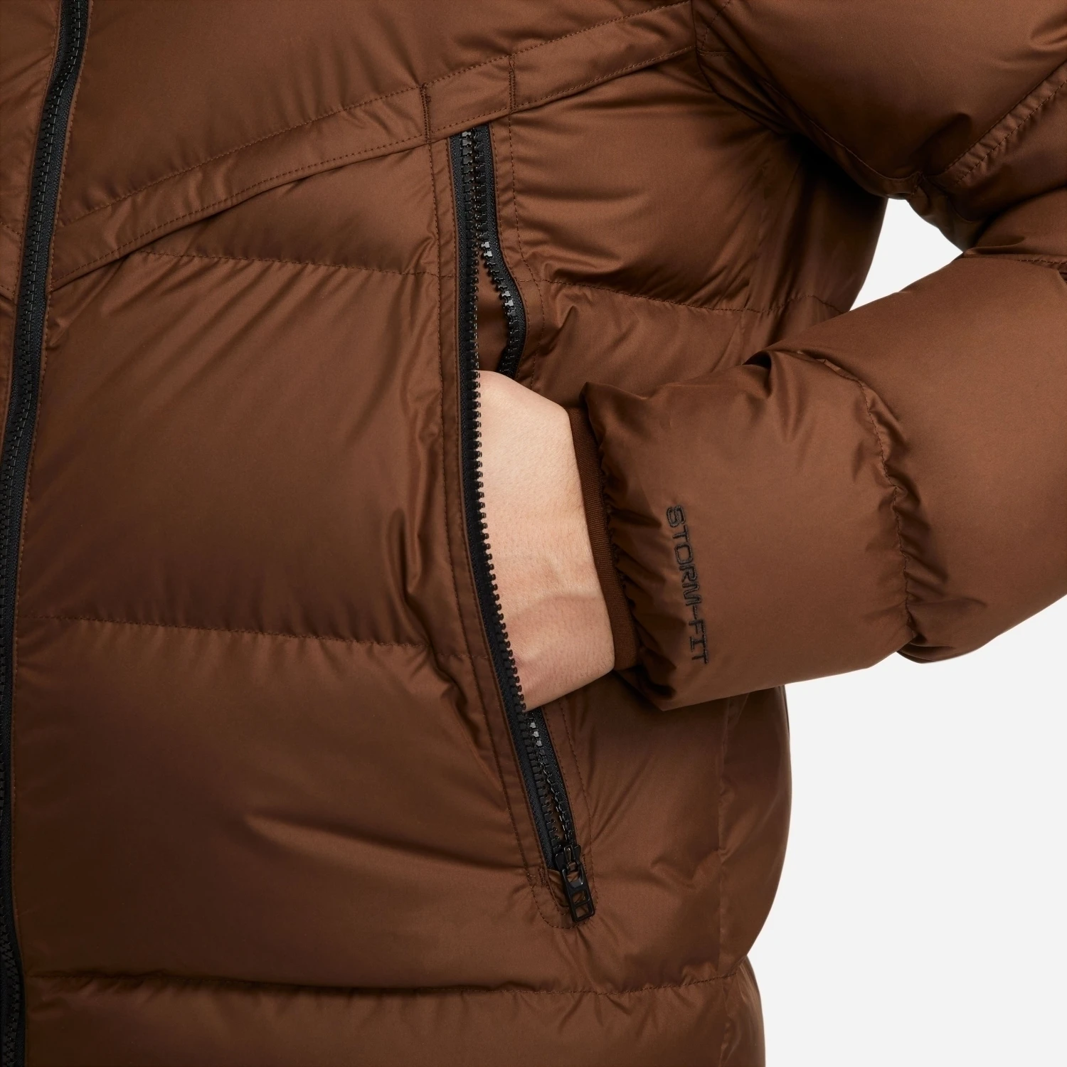 Nike Sportswear Storm-FIT Windrunner Jacket Herren Winterjacke Braun – Bild 5