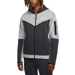 Nike Sportswear Tech Fleece Hoodie Herren Sweatjacke Grau