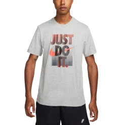 Nike Sportswear Tee Herren Freizeit T-Shirt Grau