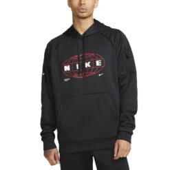 Nike Therma-FIT Fitness Hoodie Herren Pullover Schwarz
