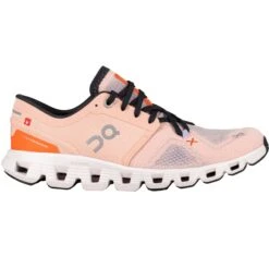 ON Running Cloud X 3 Damen Laufschuh Neutral Rosa