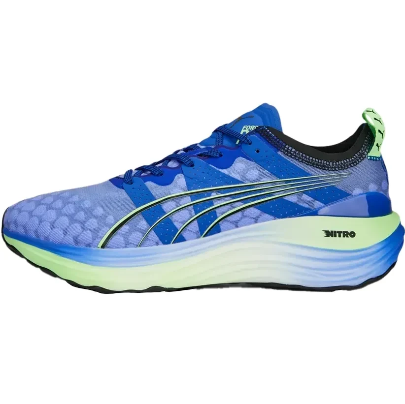 Puma ForeverRun Nitro Herren Laufschuhe Stabil Blau Gelb