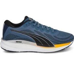 Puma Magnify Nitro Knit Herren Laufschuhe Neutral Blau Schwarz