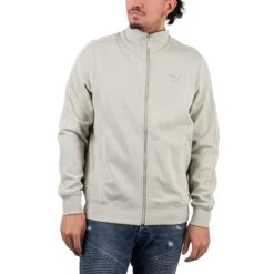 Puma T7 Track Jacket Herren Trainingsjacke Grau