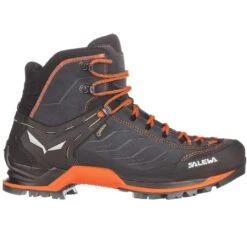 Salewa Mountain Trainer Mid GTX Herren Wanderstiefel Schwarz Orange