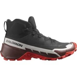 Salomon Cross Hike 2 Mid GTX Herren Trail-Runningschuhe Schwarz Rot