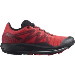 Salomon Pulsar Trail Herren Trail-Laufschuhe Rot Schwarz
