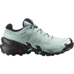 Salomon Speedcross 6 GTX Damen Outdoorschuhe Türkis Schwarz