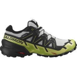 Salomon Speedcross 6 GTX Herren Trail-Runningschuhe Weiß Schwarz Gelb