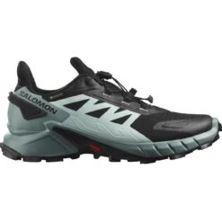 Salomon Supercross 4 GTX Damen Trail-Runningschuhe Türkis Schwarz