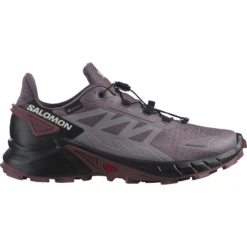 Salomon Supercross 4 GTX W Damen Trail-Runningschuh Lila Schwarz