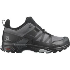 Salomon X Ultra 4 GTX Herren Outdoorschuhe Schwarz Grau