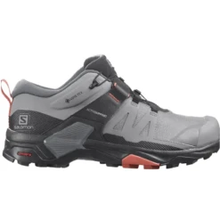 Salomon X Ultra 4 GTX Damen Outdoorschuhe Grau Schwarz