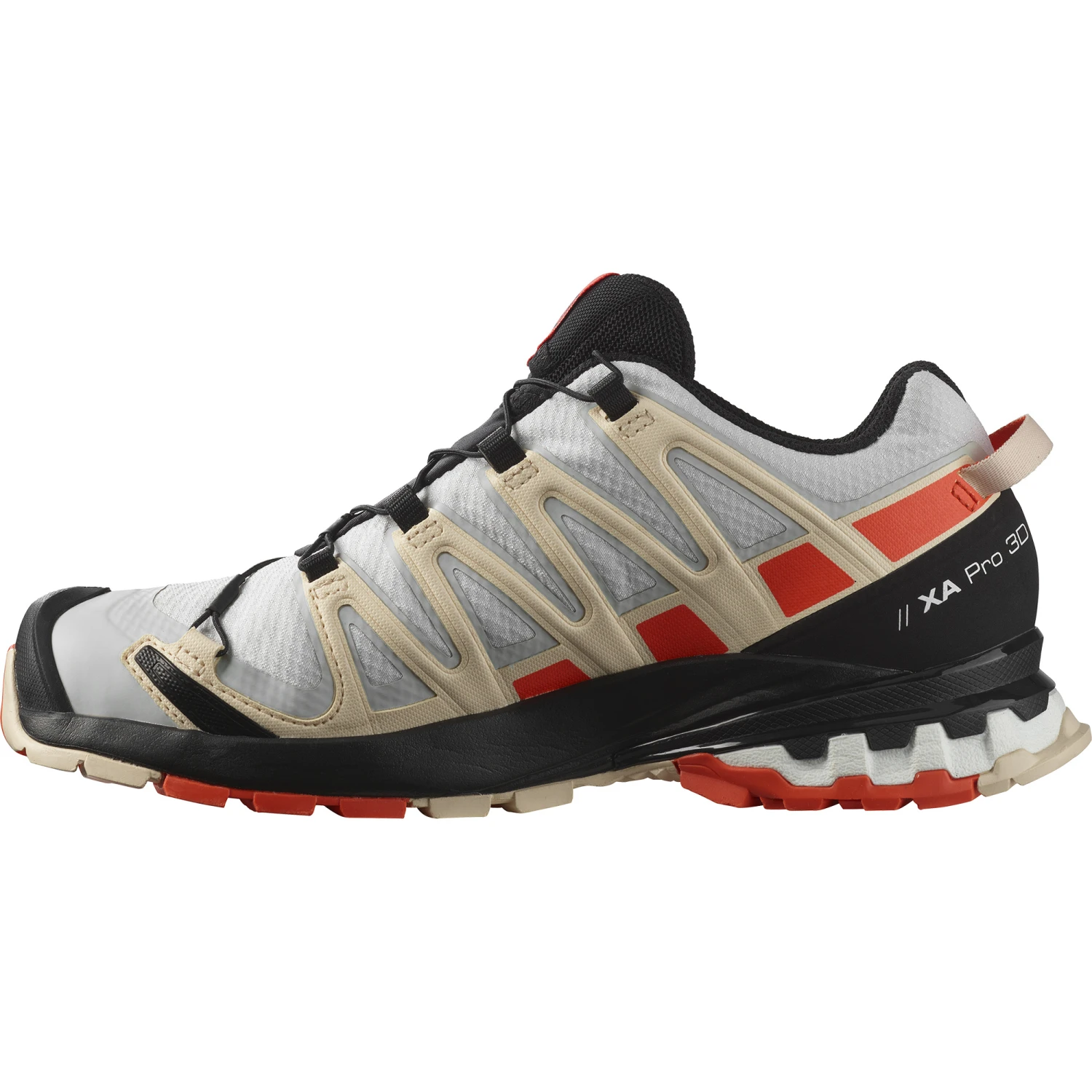 Salomon XA PRO 3D V8 GTX Damen Trail-Runningschuhe Weiß Beige Orange – Bild 7