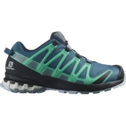 Salomon XA Pro 3D V8 GTX W Damen Trail-Runningschuhe Blau Grün