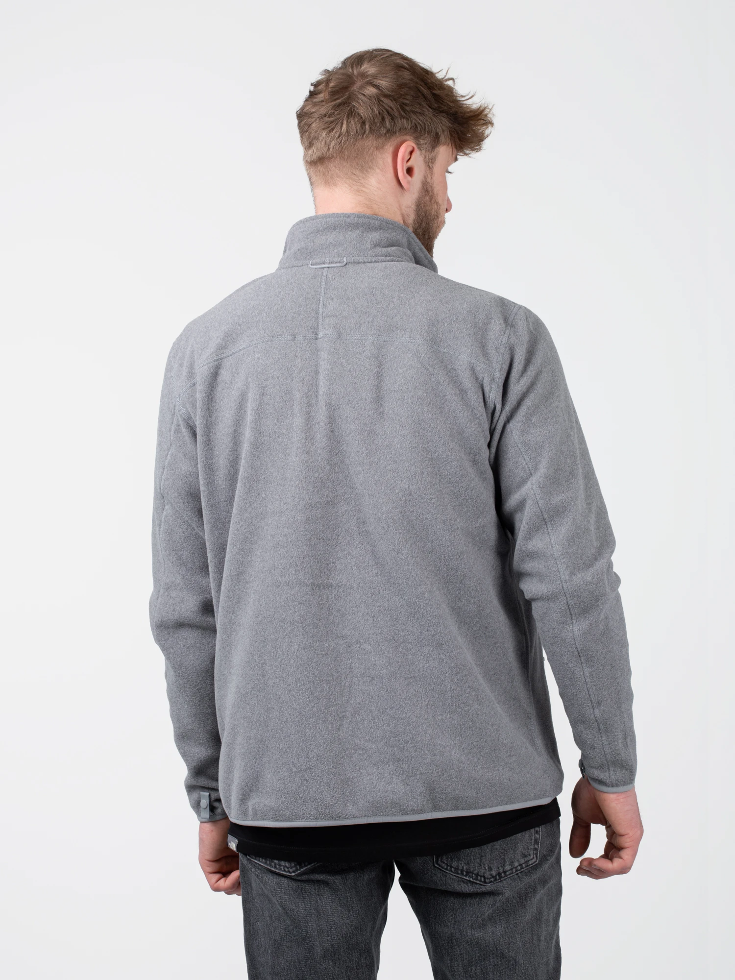 The North Face 100 Glacier Full-Zip Fleece Jacket Herren Fleecejacke Grau – Bild 6