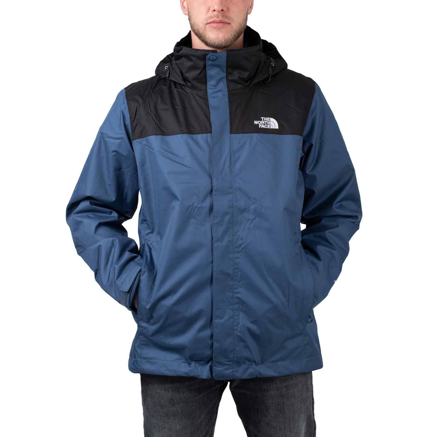 The North Face Evolve II Triclimate Jacket Herren Doppeljacke Blau Schwarz