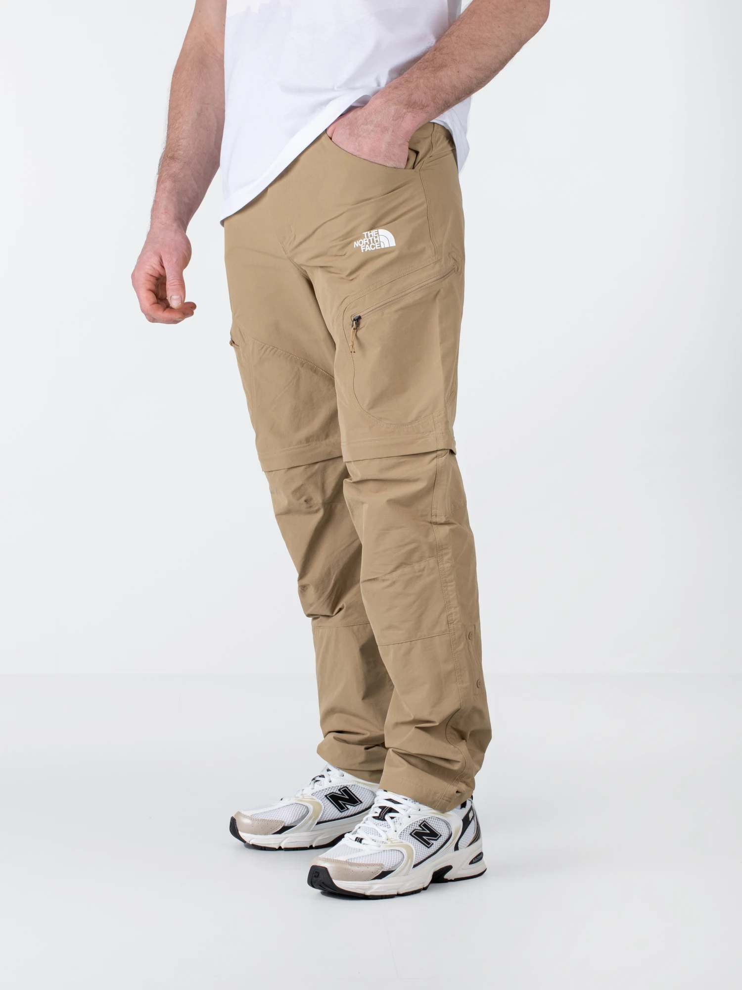 The North Face Exploration Convertible Regular Tapered Pants Herren Outdoorhose Braun – Bild 2