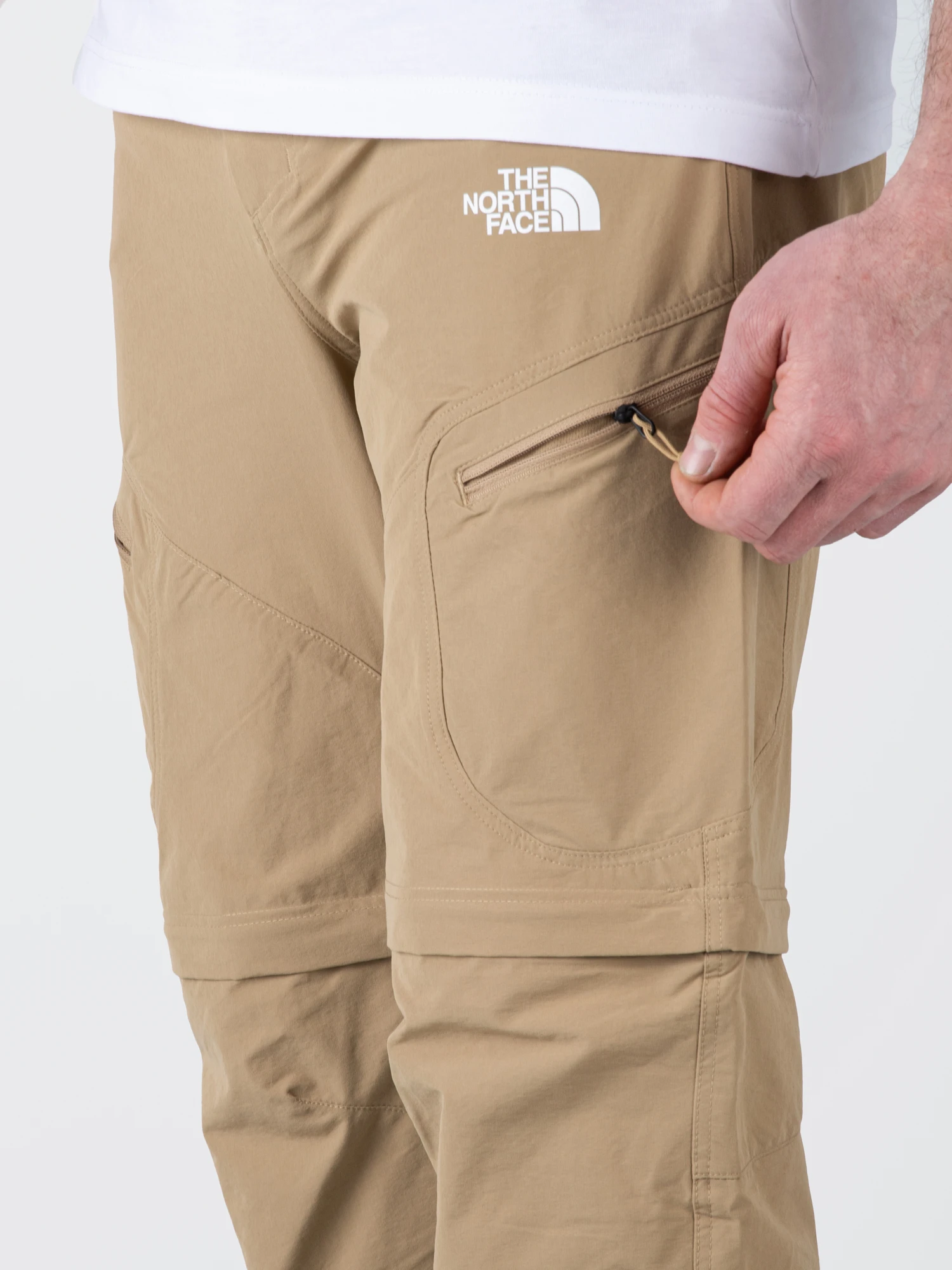 The North Face Exploration Convertible Regular Tapered Pants Herren Outdoorhose Braun – Bild 7