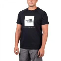 The North Face Raglan Redbox Tee Herren T-Shirt Schwarz