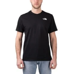 The North Face Redbox Celebration Tee Herren Kurzarmshirt Schwarz
