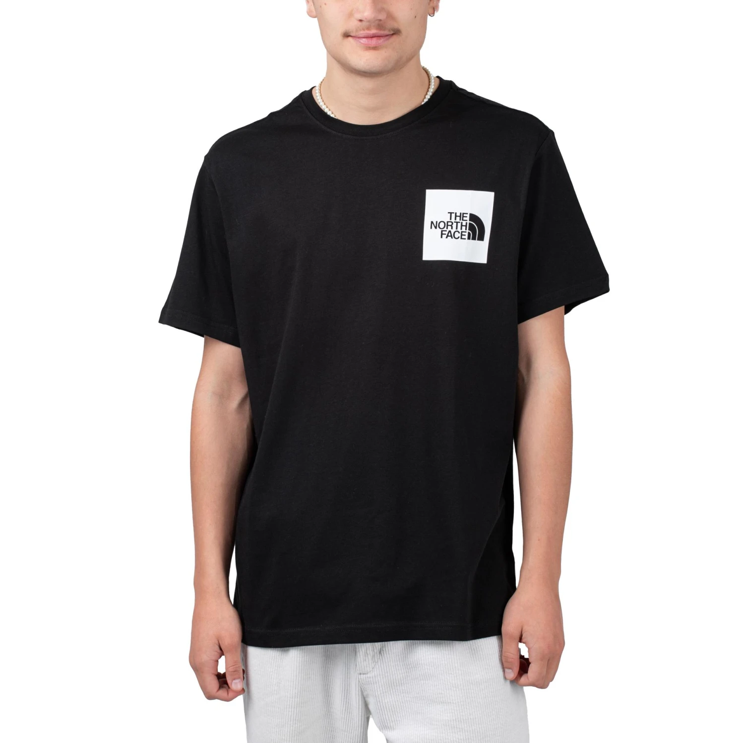 The North Face S/S Fine Tee Herren Freizeit T-Shirt Schwarz
