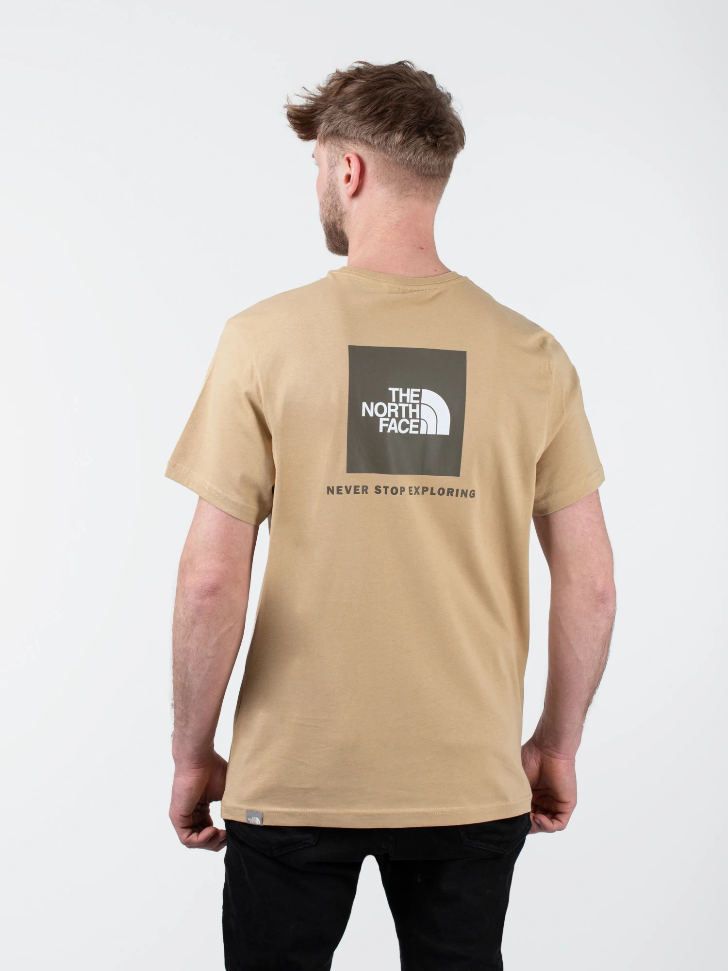 The North Face S/S Redbox Tee Herren Freizeit T-Shirt Braun – Bild 5